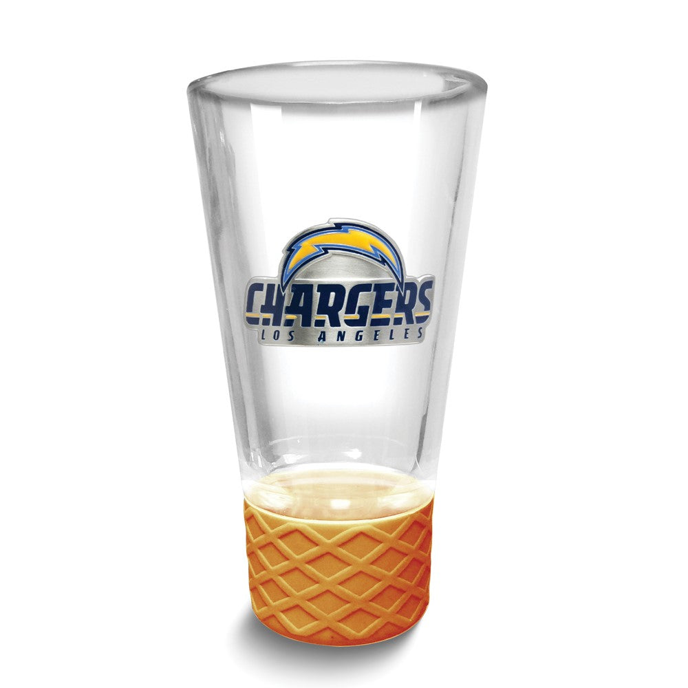 NFL Los Angeles Chargers Collectors 4 oz. Shot Glass with Silicone Base