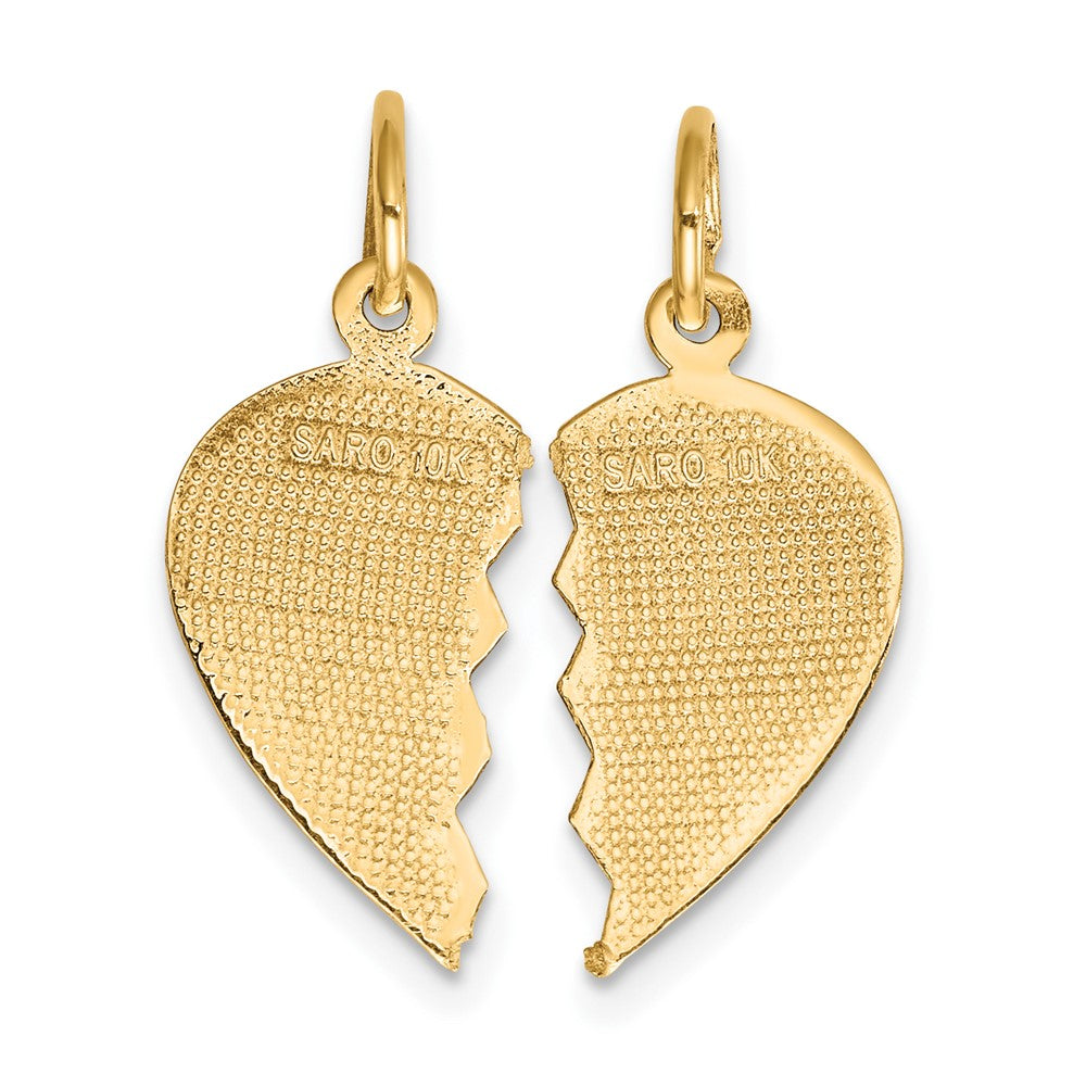 10K BEST FRIEND 2 Piece Break-A-Part Charm