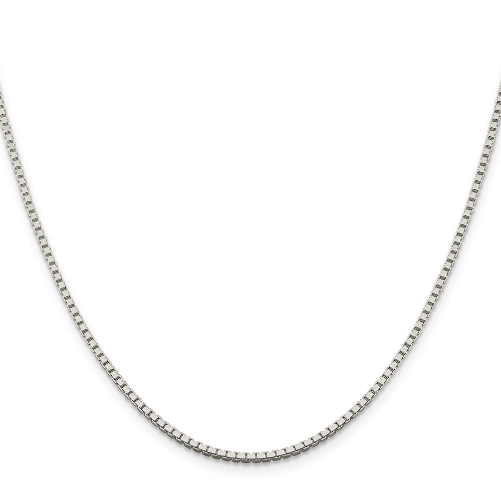 Sterling Silver 1.75mm Box Chain 26 Inches