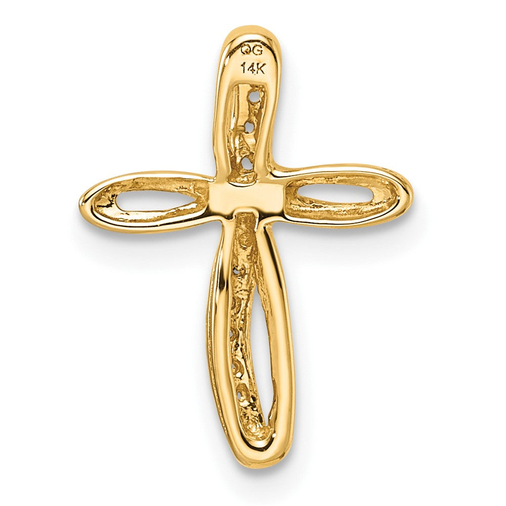14k Yellow Gold Cross Mounting