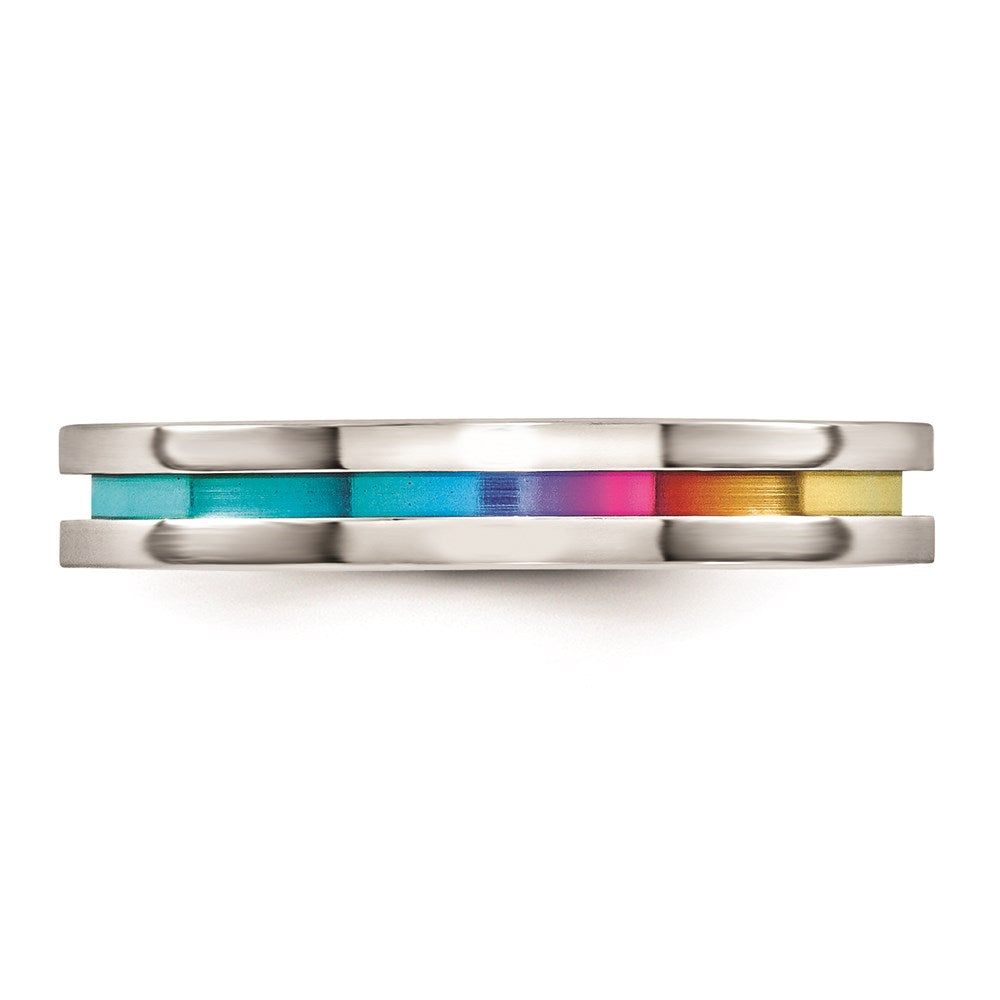 Edward Mirell Titanium Anodized 4mm Band