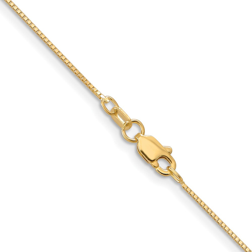 10K .7mm Box Chain Yellow Gold