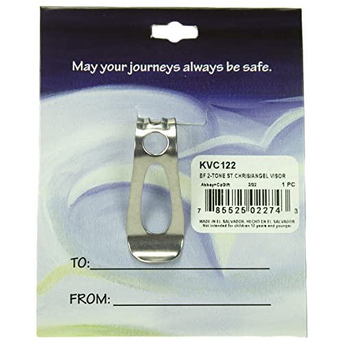 St Christopher/Guardian Angel Sun-Visor Clip