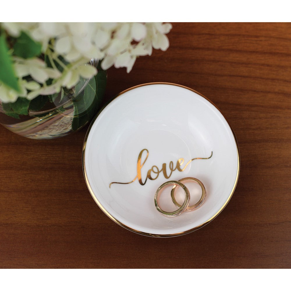 Lillian Rose LOVE Ceramic Ring Dish