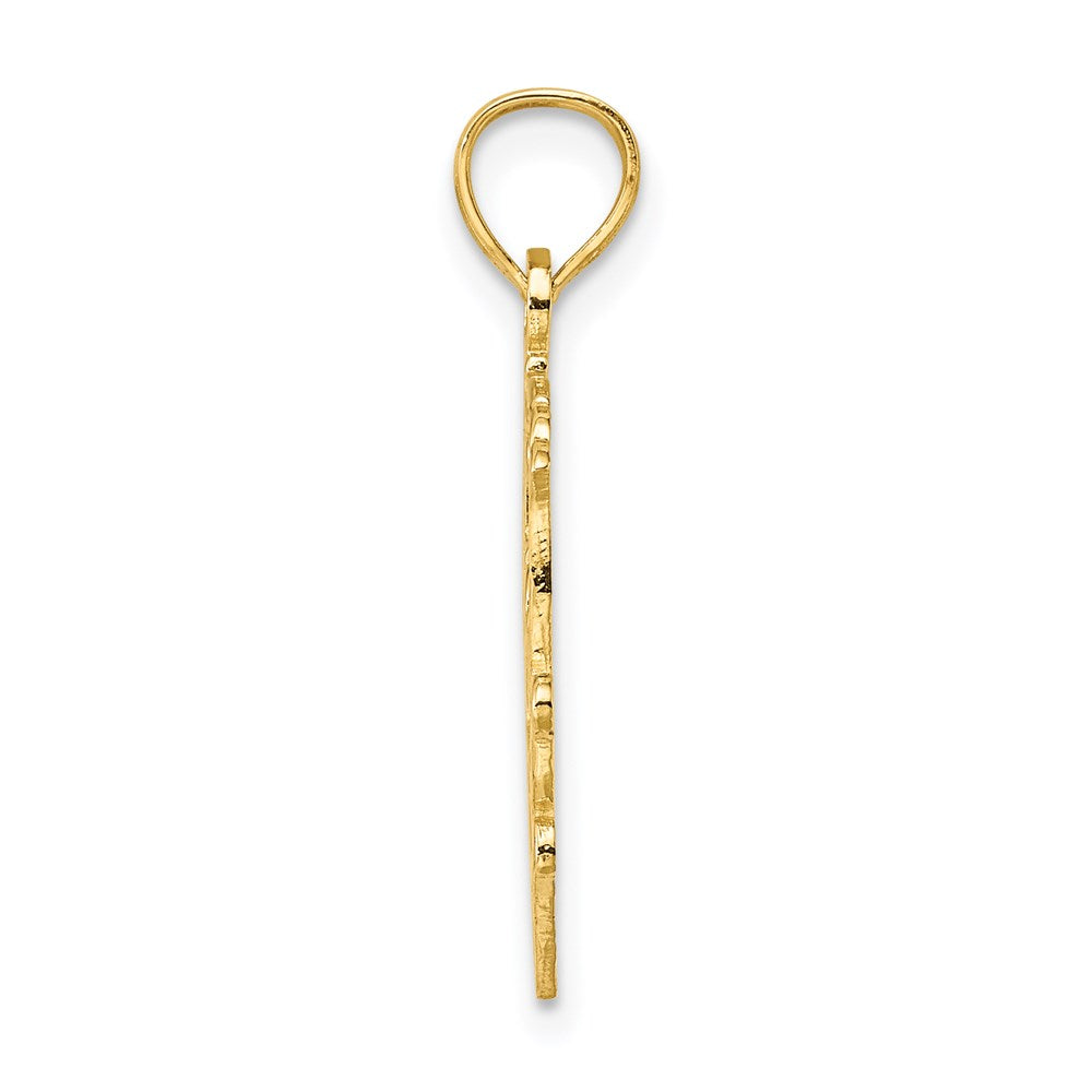 14k #1 FRIEND in Heart Charm
