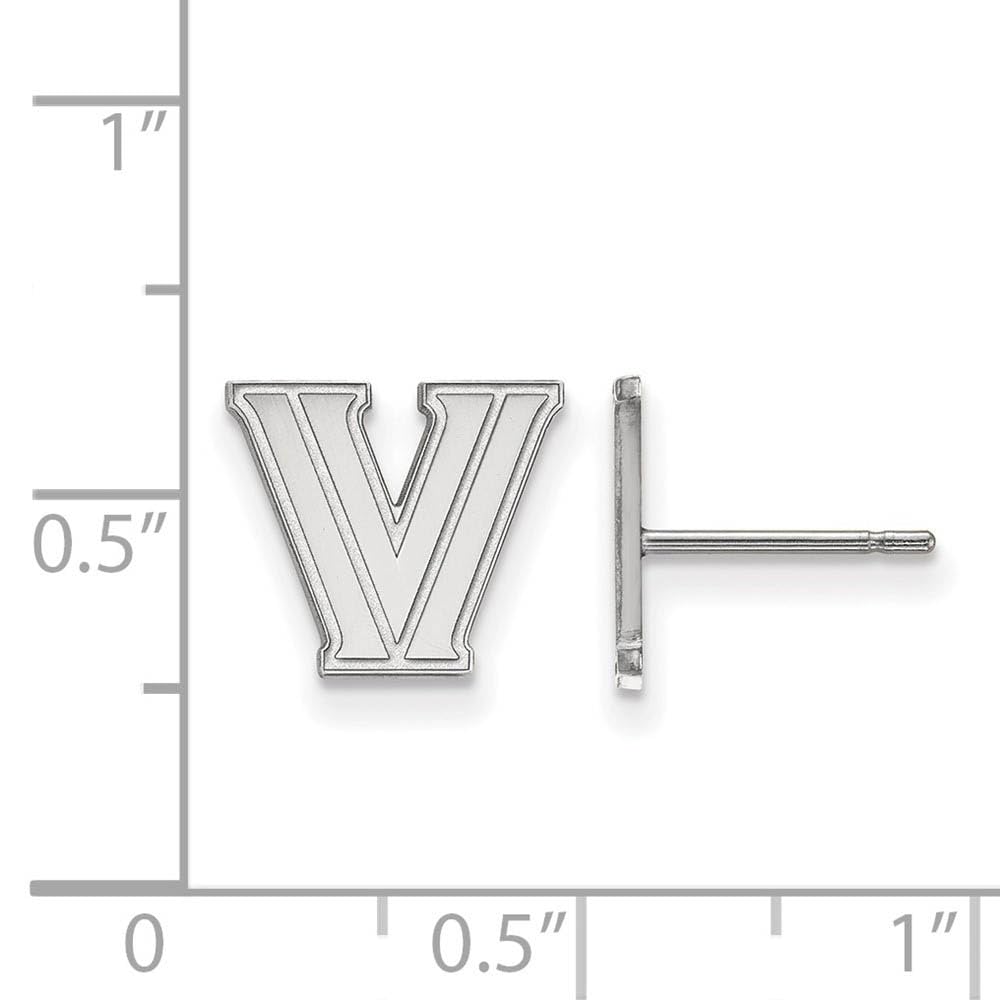 Sterling Silver Villanova University XS (Tiny) Post Earrings