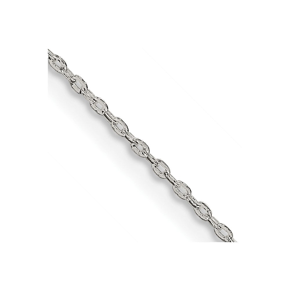 Sterling Silver .5mm Flat Link Cable Chain 20 Inches