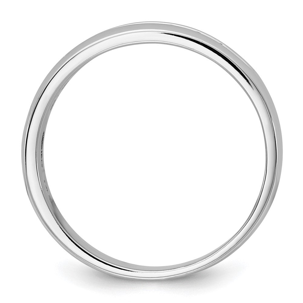 IBGoodman 14k White Gold Polished Nine Stone Men's Ring Mounting