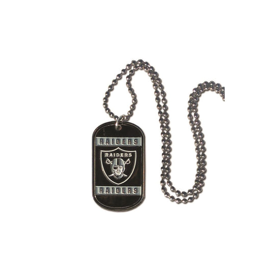 NFL Raiders 36 inch Dogtag Chain Necklace