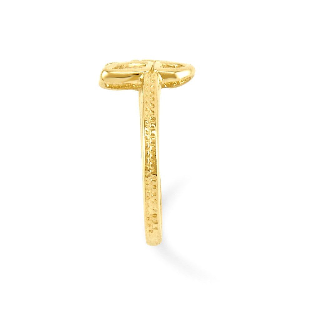14k Butterfly Toe Ring