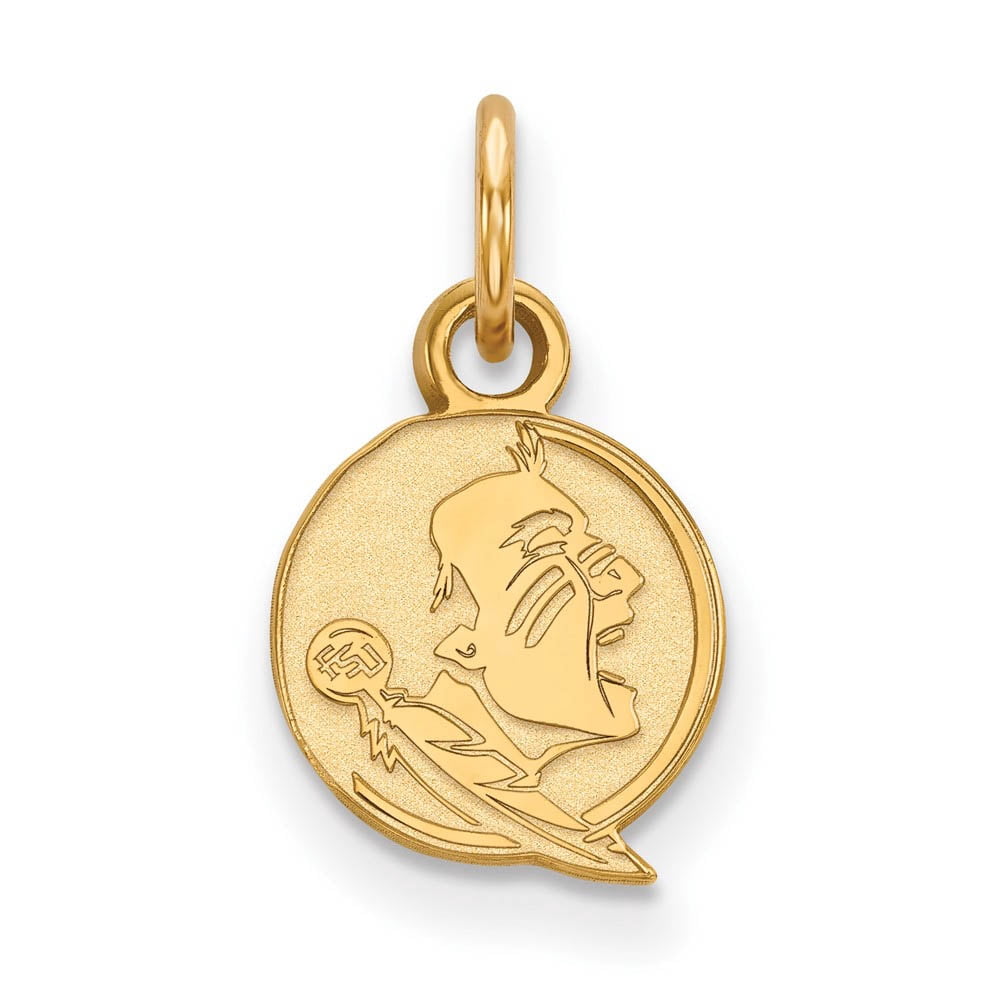 10k Gold LogoArt Florida State University Seminole Extra Small Pendant Q1Y043FSU