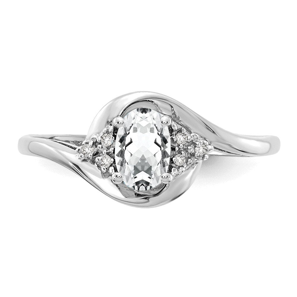 14k White Gold Diamond Hinged Earrings