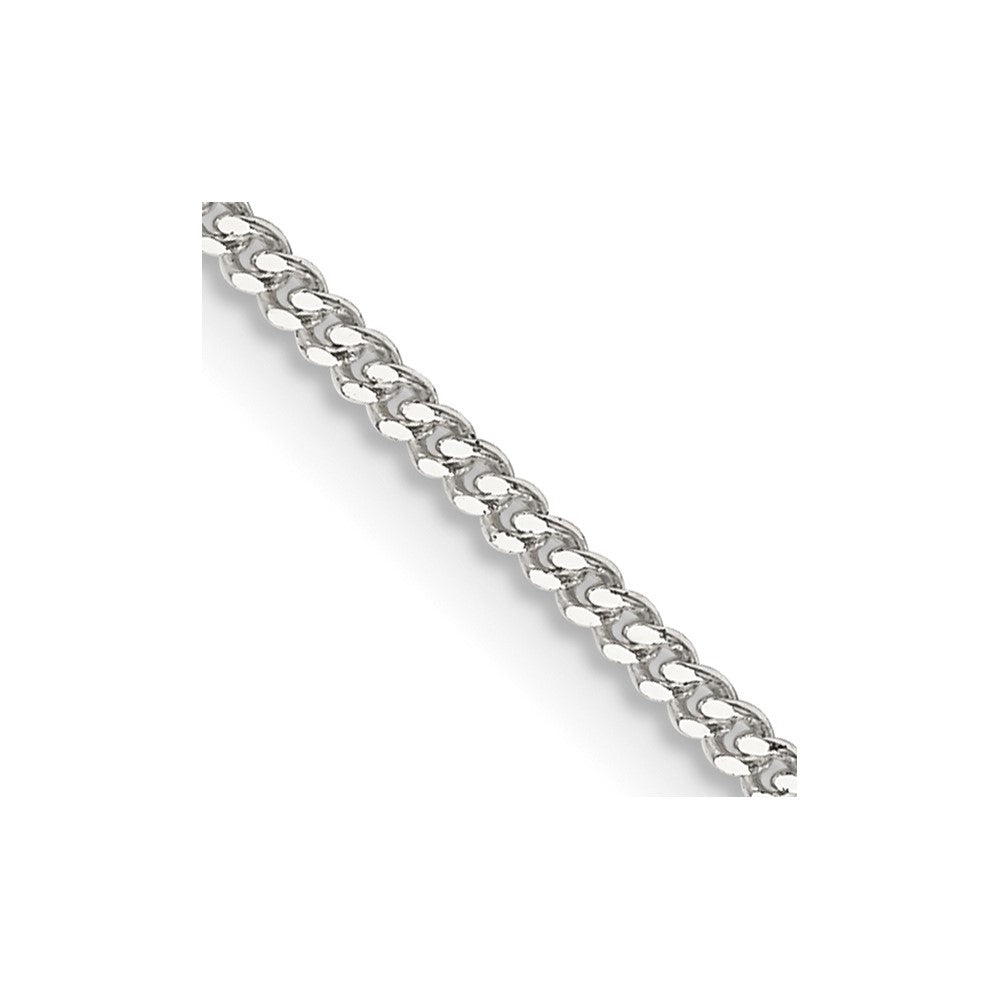 Sterling Silver 1.5mm Curb Chain 14 Inches