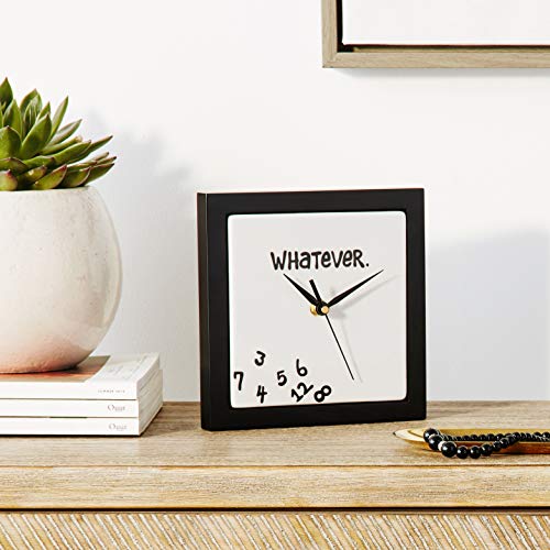 Our Name Is Mud Whatever Wall Clock 6in L