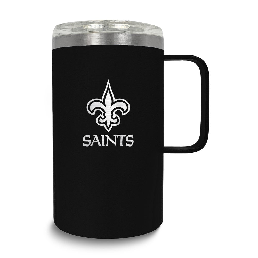 NFL New Orleans Saints Stainless Steel 18 oz. Hustle Mug with Lid