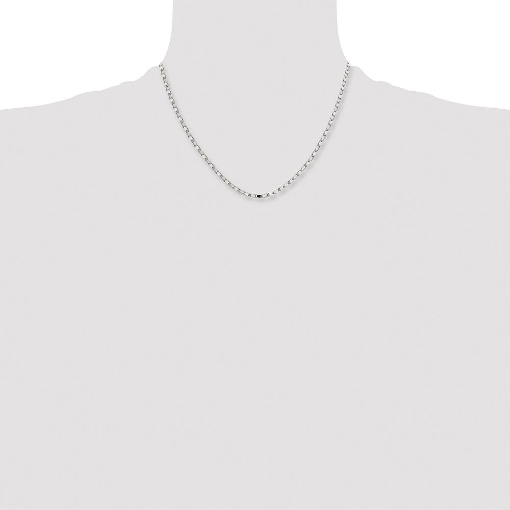 Stainless Steel Polished Fancy Link 18in Chain