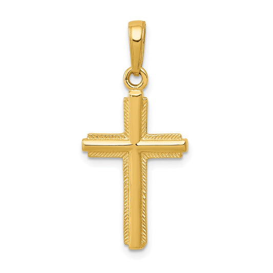10k Gold Cross Pendant