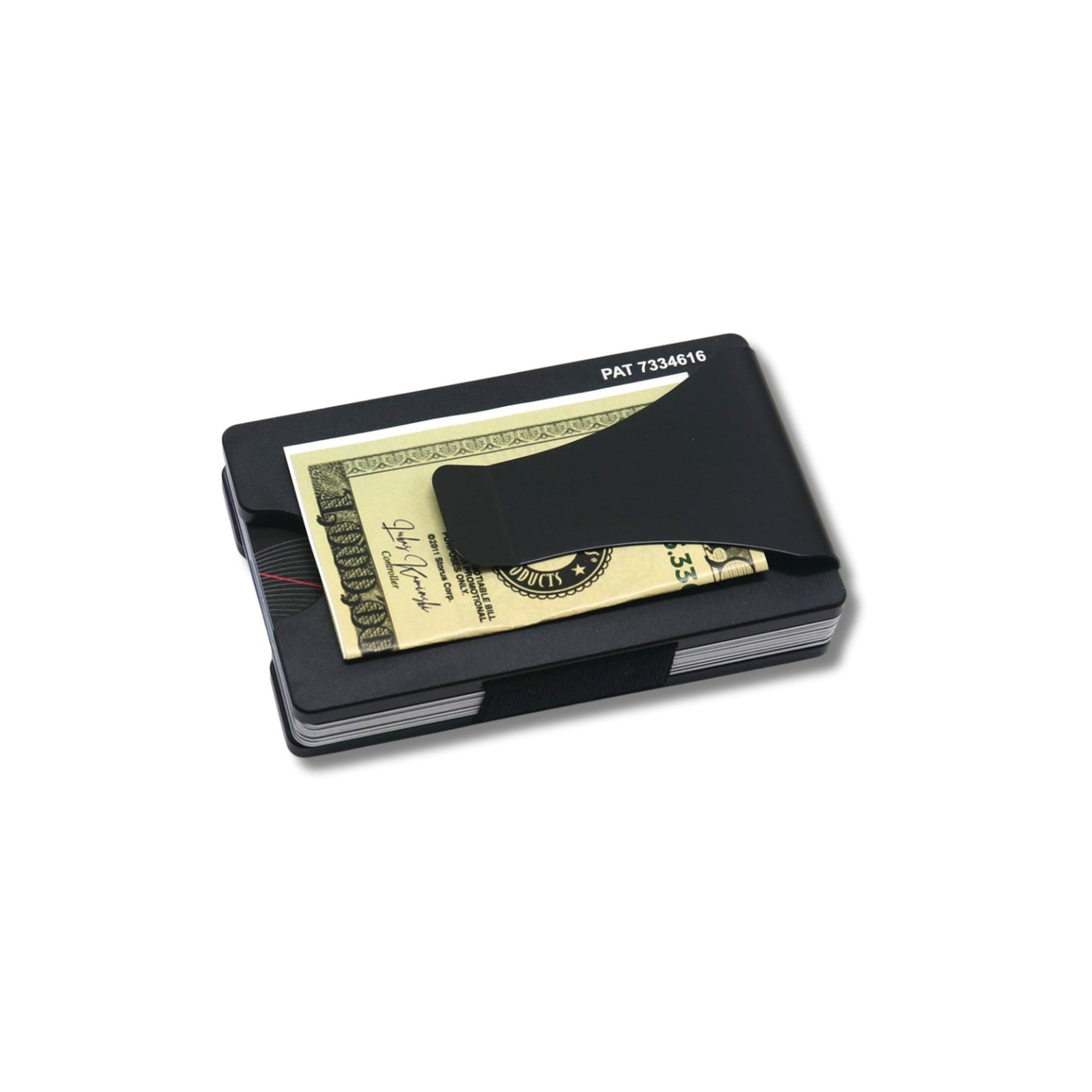 Storus Smart Wallet Premium Card Holder Money Clip Slim Minimalist RFID Blocking Front Pocket Wallet for Men, Father's Day, Groomsmen, Graduate, Gift - Black