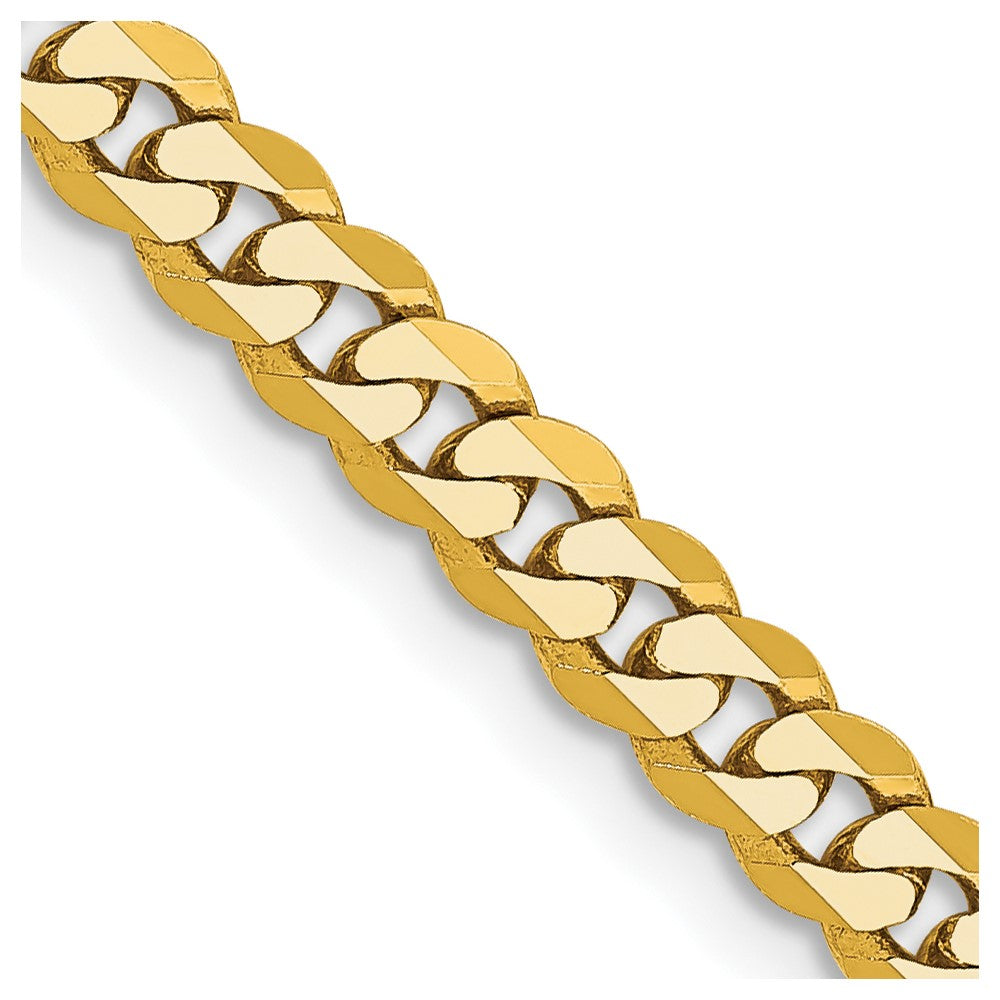 10k 3.9mm Flat Beveled Curb Chain