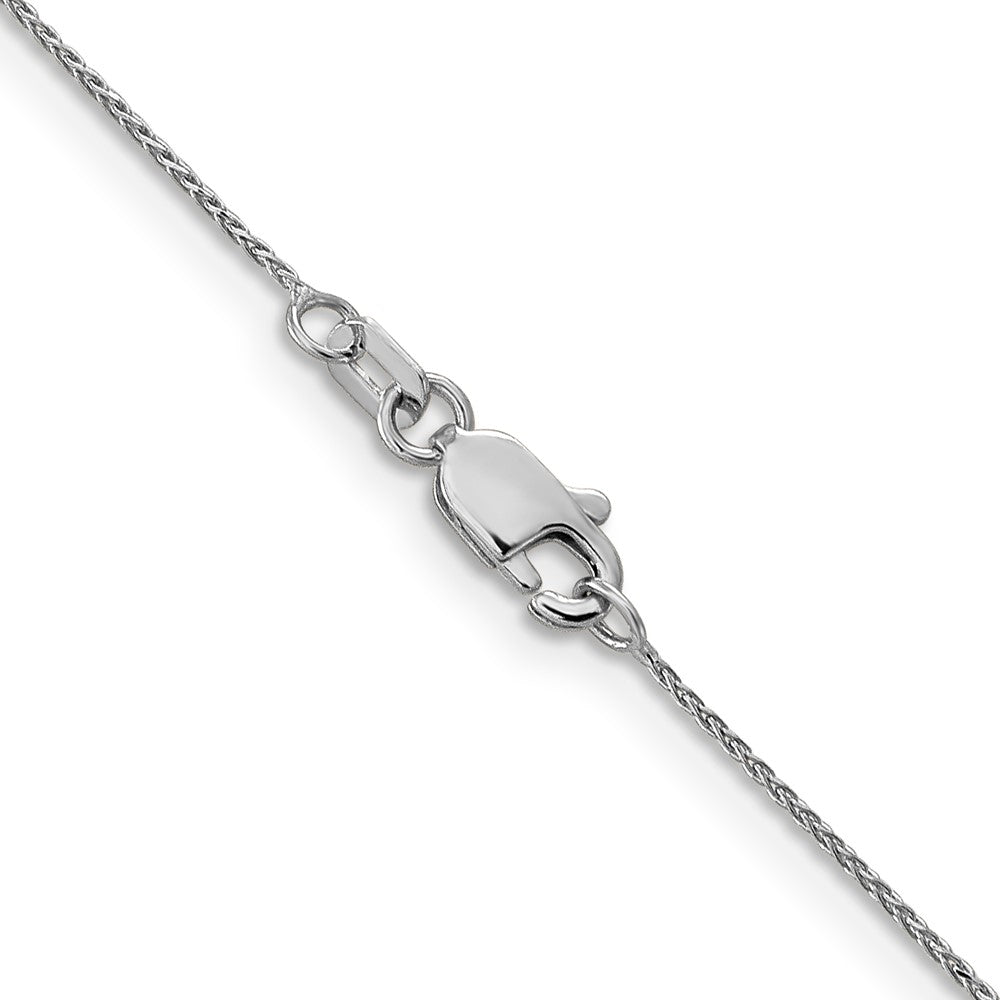 10k White Gold .65mm D/C Spiga Chain
