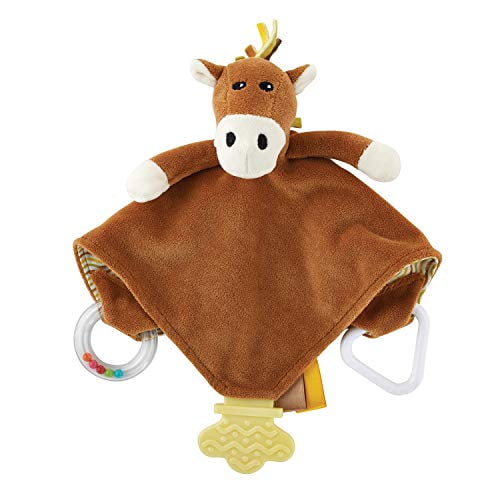 Stephan Baby Chewbie Activity Toy and Teething Blankie, Sparky The Horse