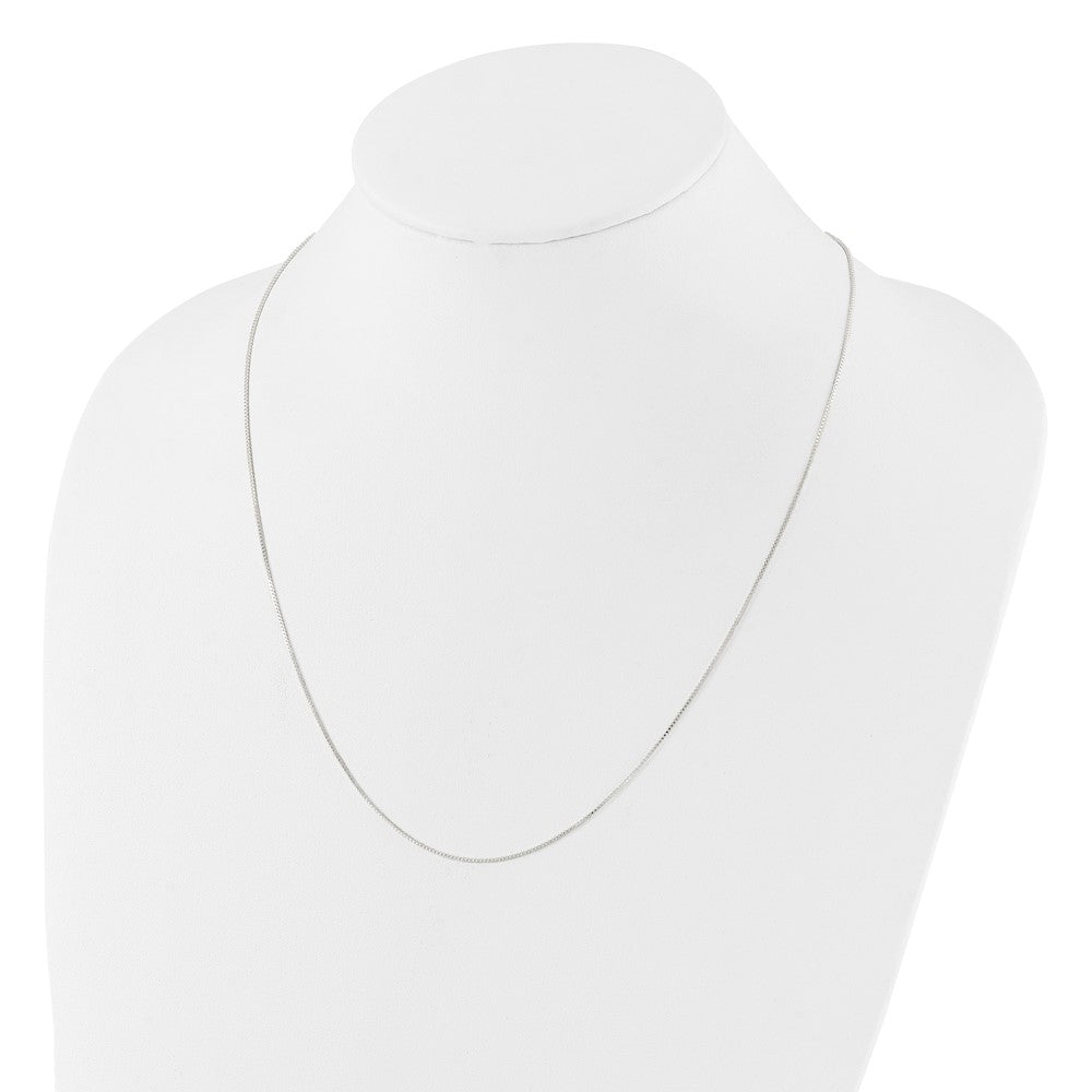 Sterling Silver Polished Adjustable Necklace 24 Inches