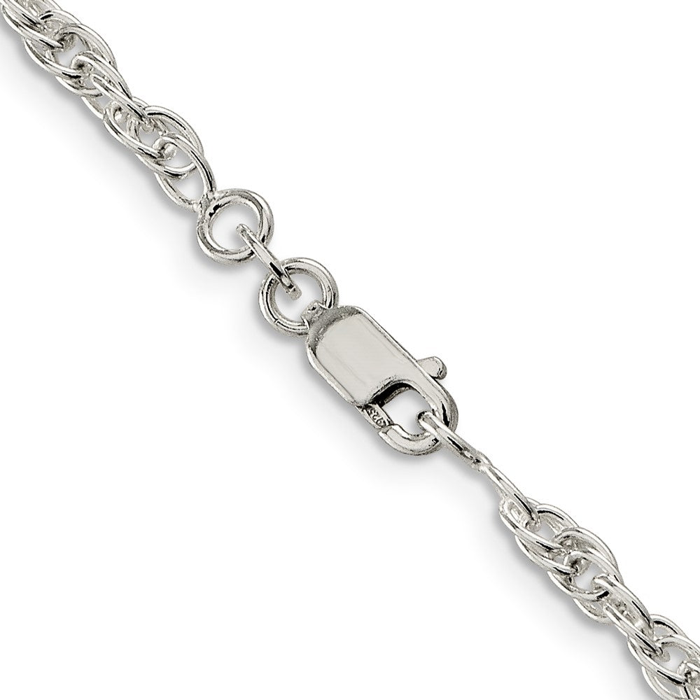 Sterling Silver 2.75mm Loose Rope Chain 20 Inches