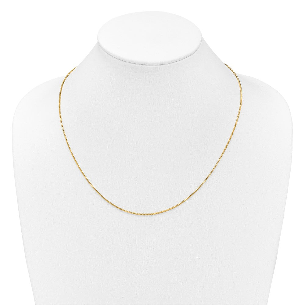 14K Adjustable 1.25mm Franco Chain