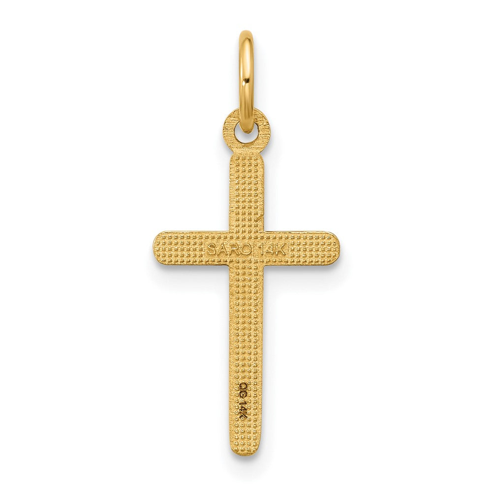 14k Cross Pendant Yellow Gold