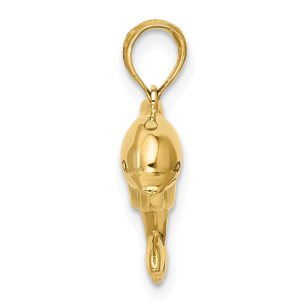 10k Gold Dolphin Pendant