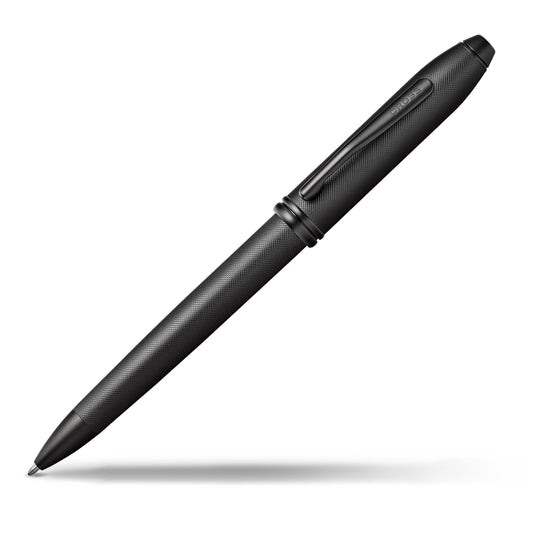 Cross Townsend PVD Micro-knurl Ballpoint Pen - Black