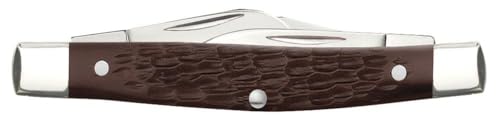 Case XX Jigged Brown Synthetic Stockman Stainless Pocket Knife 00106