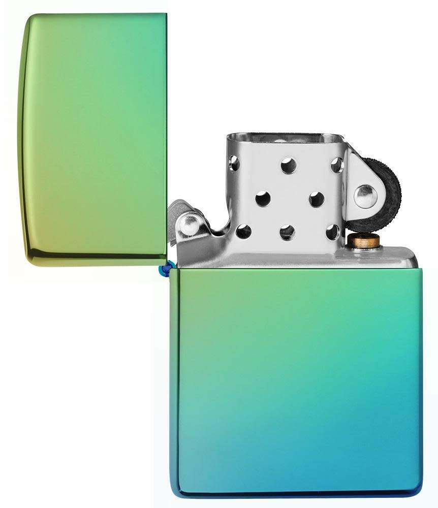 Zippo High Polish Teal Pocket Lighter