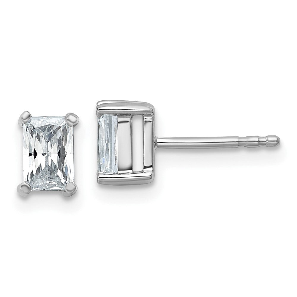 14kw 5.05x4.05mm Radiant Earring Mounting