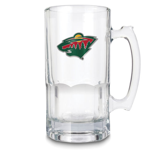NHL Minnesota Wild Glass 32 ounce Macho Mug