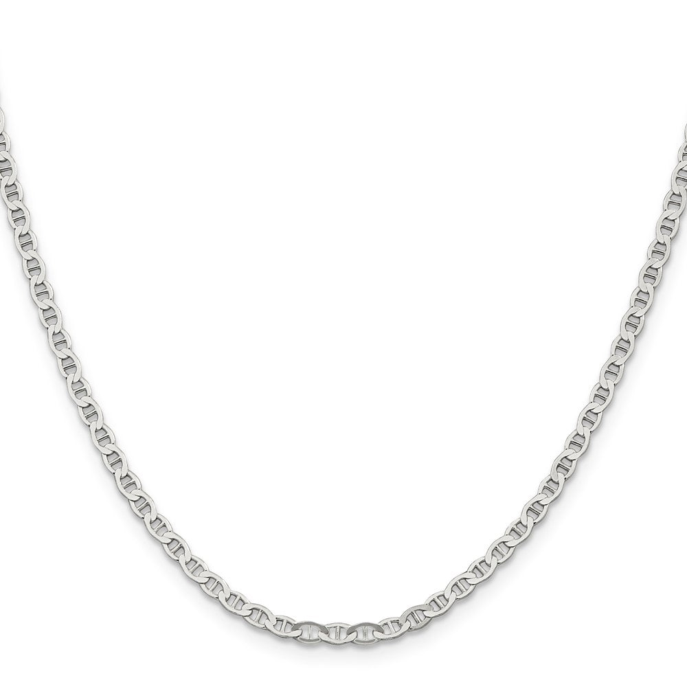 Sterling Silver 3.1mm Flat Anchor Chain 16 Inches