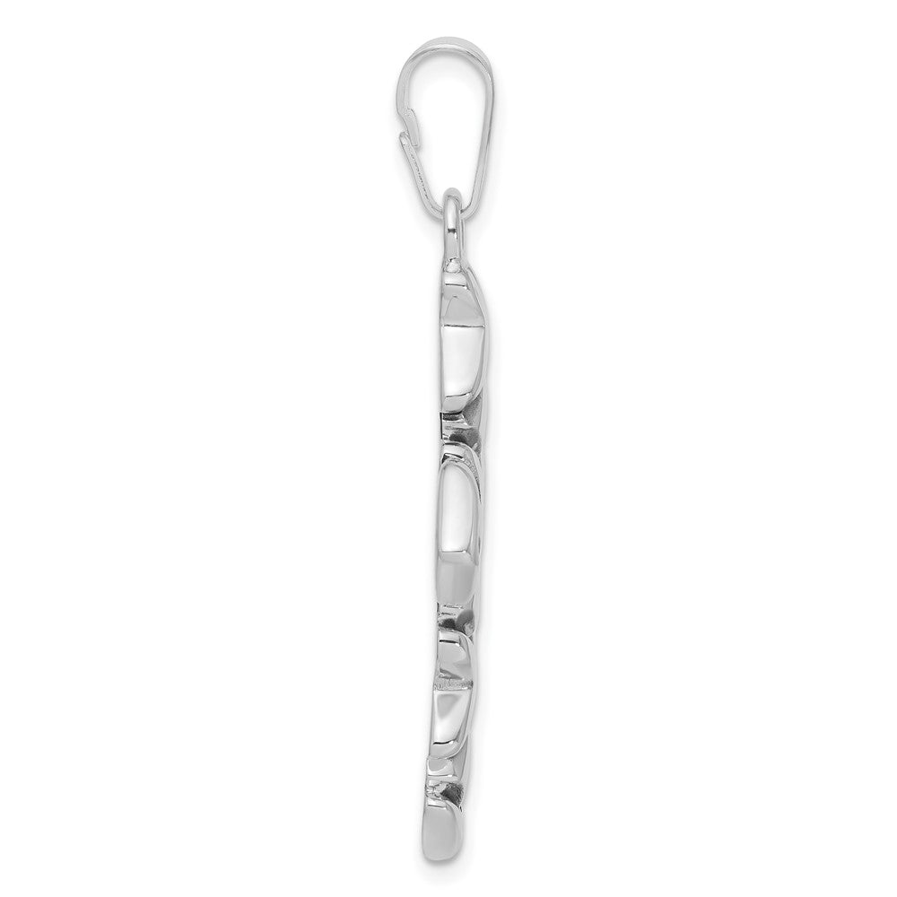 Sterling Silver Antiqued Cross Pendant
