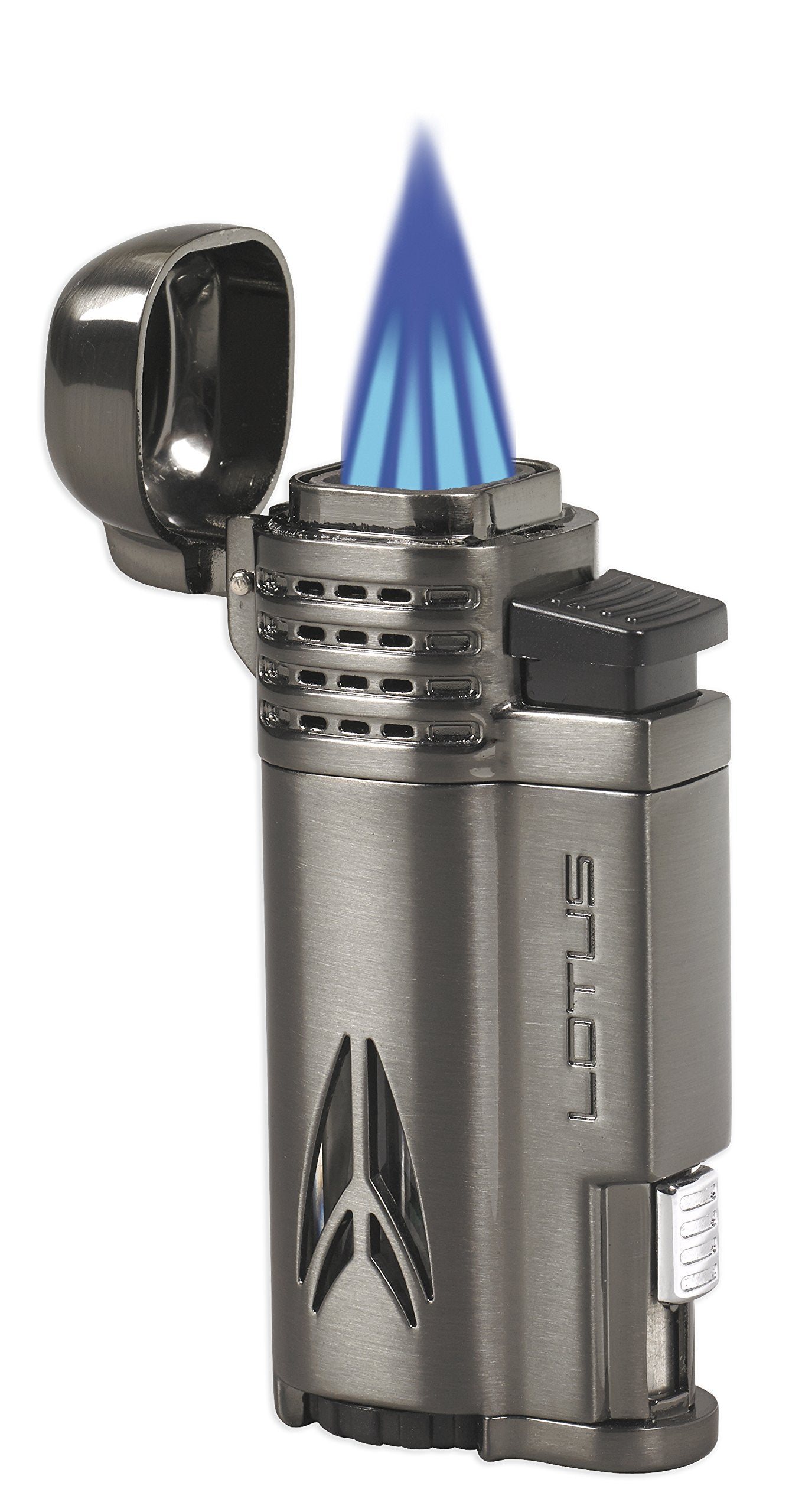 Lotus Lighter Defiant L65 Quad Jet Lighter - Chrome