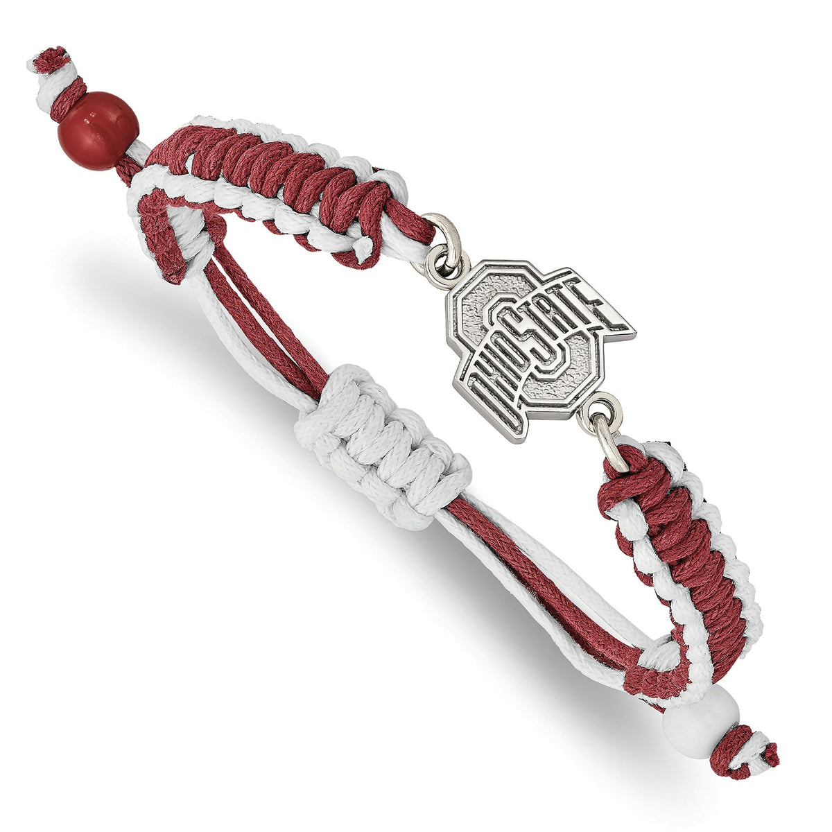 Women's Ohio State Buckeyes Stainless Steel Color Bracelet