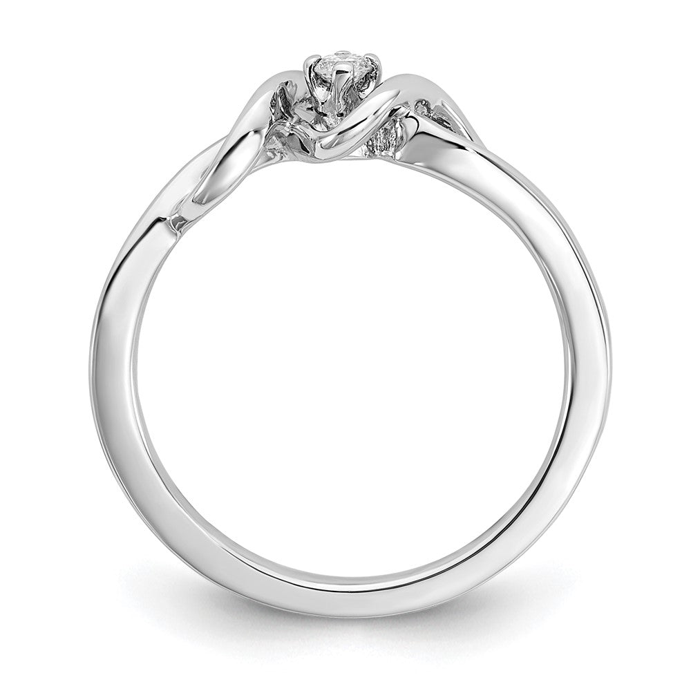 Sterling Silver Diamond Ring