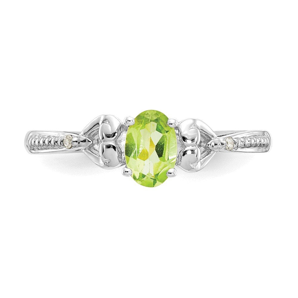 14k 1/5Ct Diamond and Emerald Oval Halo Earrings