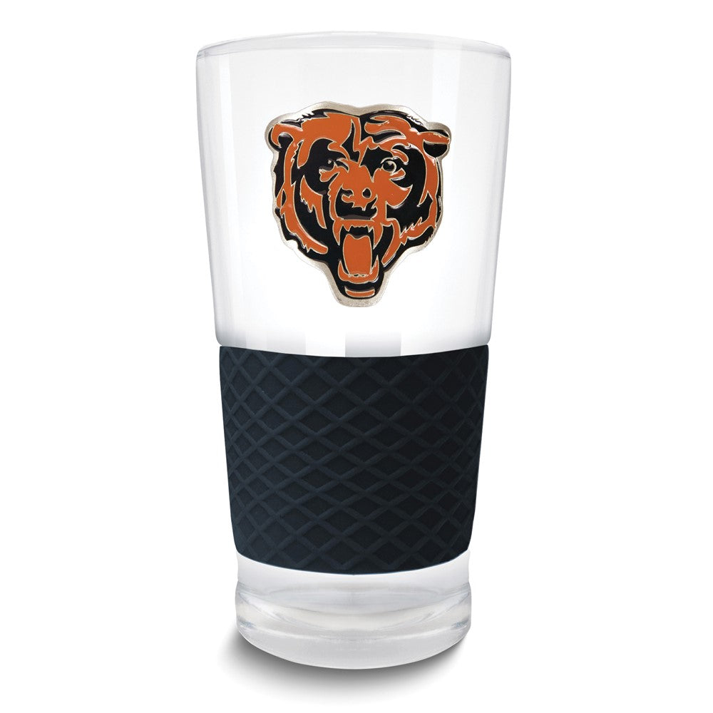 NFL Chicago Bears Score 22 oz. Pint Glass with Silicone Grip