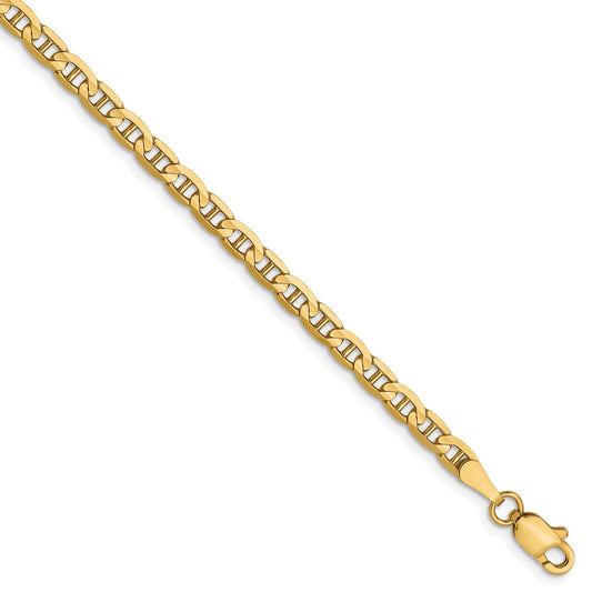 10K 3mm Concave Anchor Chain 8  inches