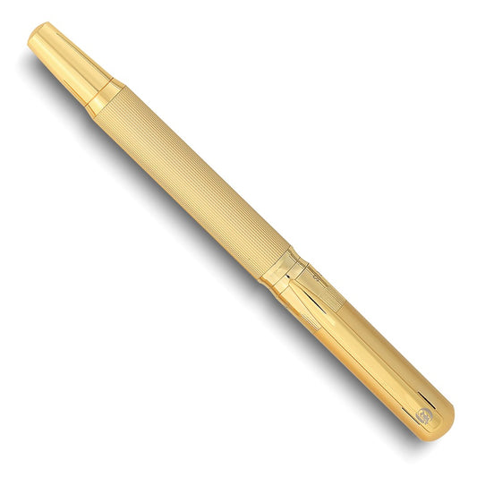 Charles Hubert Gold-tone Textured Rollerball Pen
