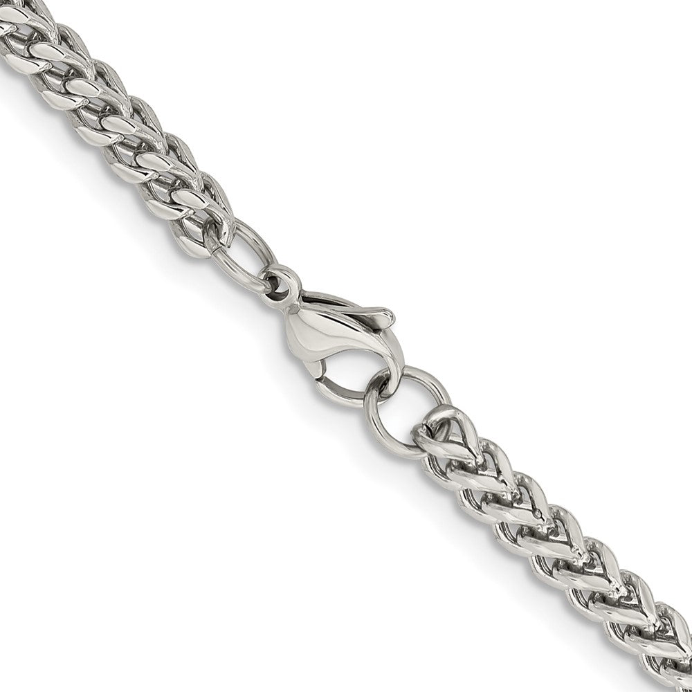 Stainless Steel Polished 4mm 18in Franco Chain