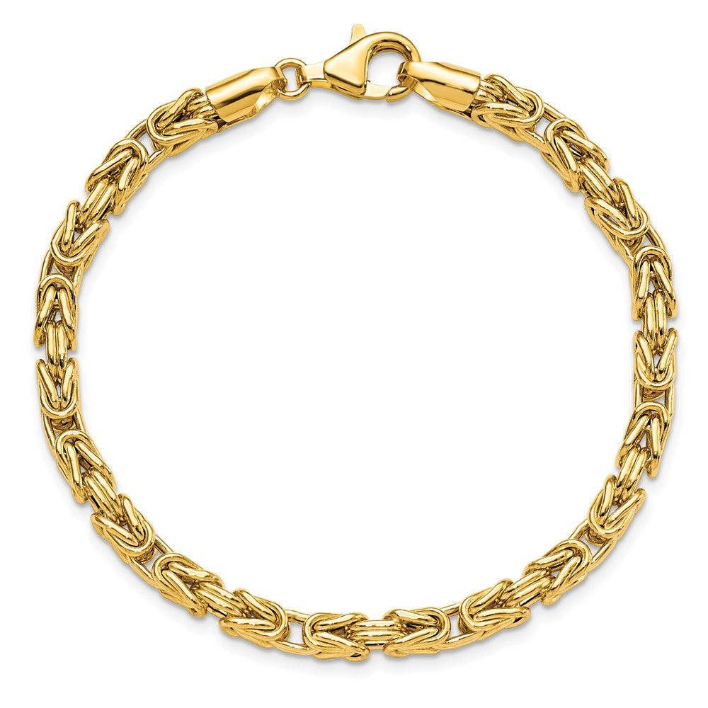 14K Polished Fancy Link Bracelet 7.5  inches