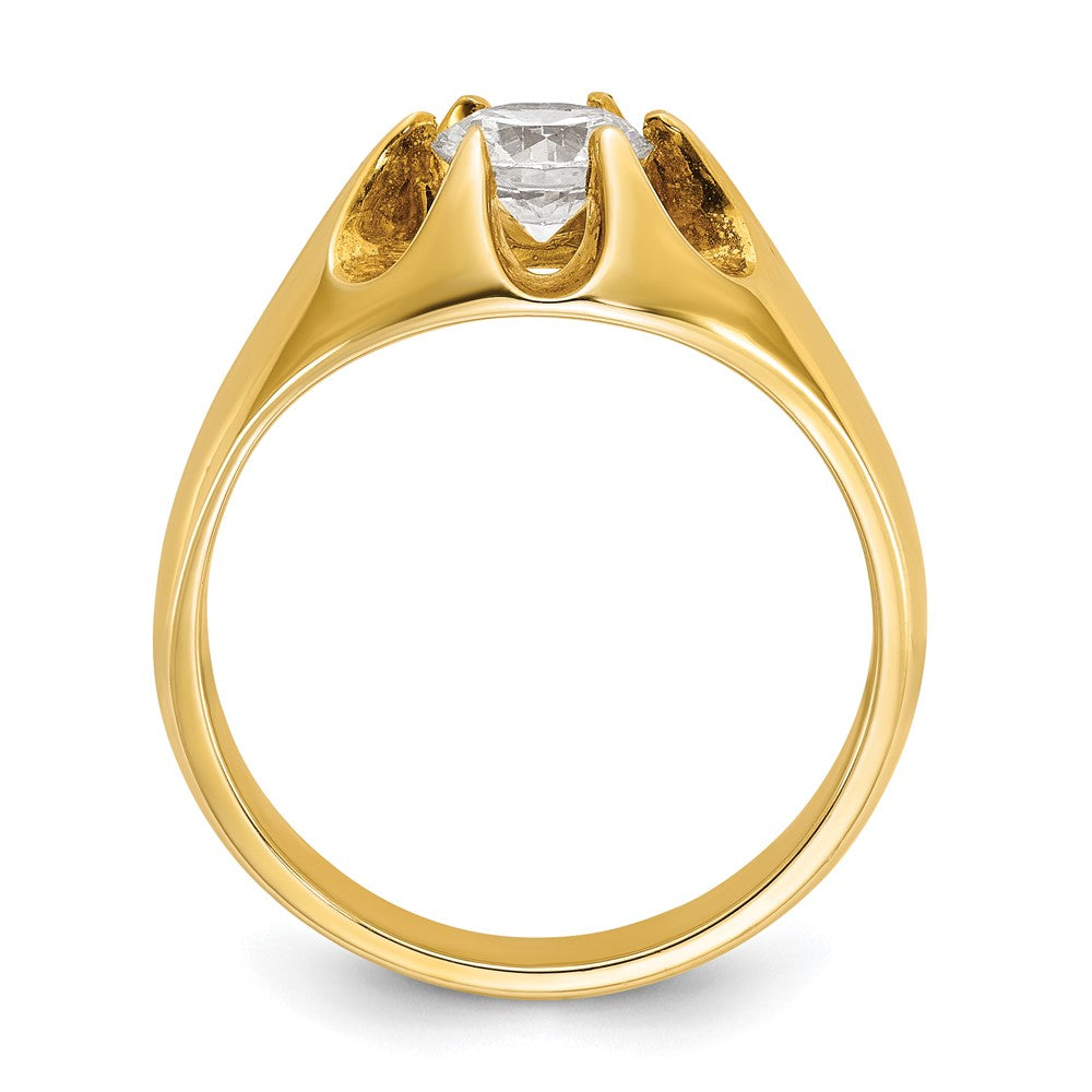 IBGoodman 14k 1 carat Lab Grown Diamond VS/SI+ G+ Complete Men's Ring