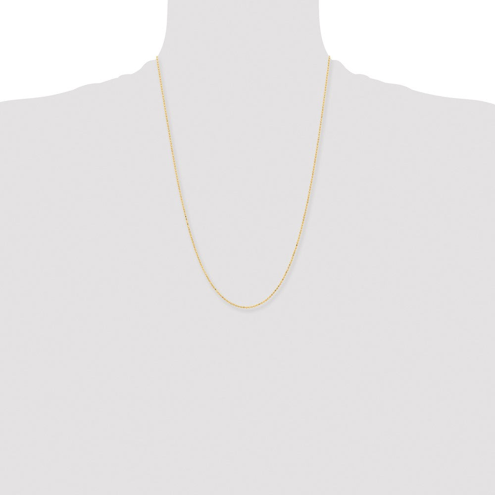 Yellow Rhodium over Brass 1.50mm Plated Ball Chain