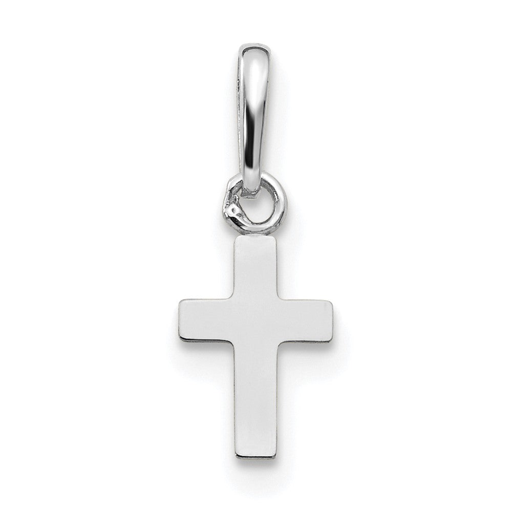 14k White Gold Madi K Children's Cross Pendant