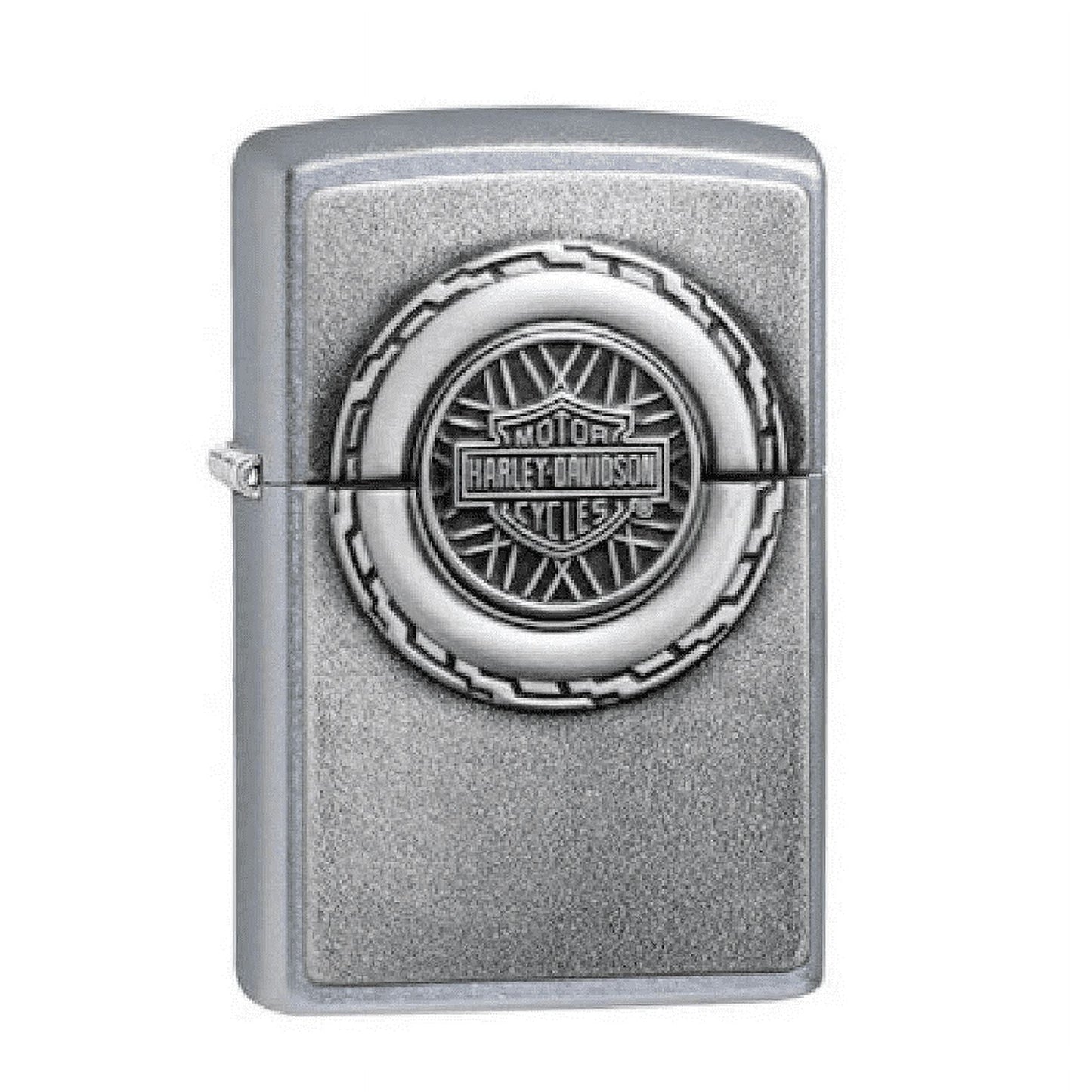 Zippo Harley-Davidson Engine Surprise Emblem Street Chrome Pocket Lighter